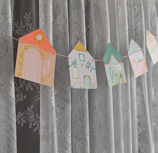 limited edition risograph neighborhood garland
