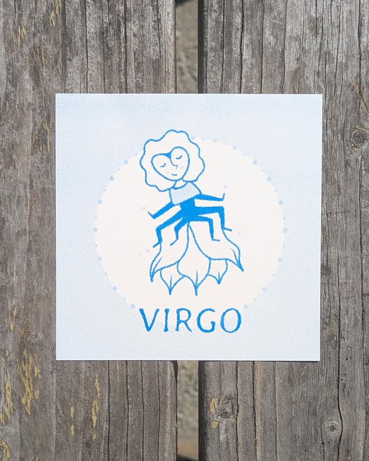 astrology cuties mini riso prints