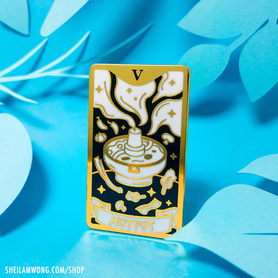 Hotpot enamel pin