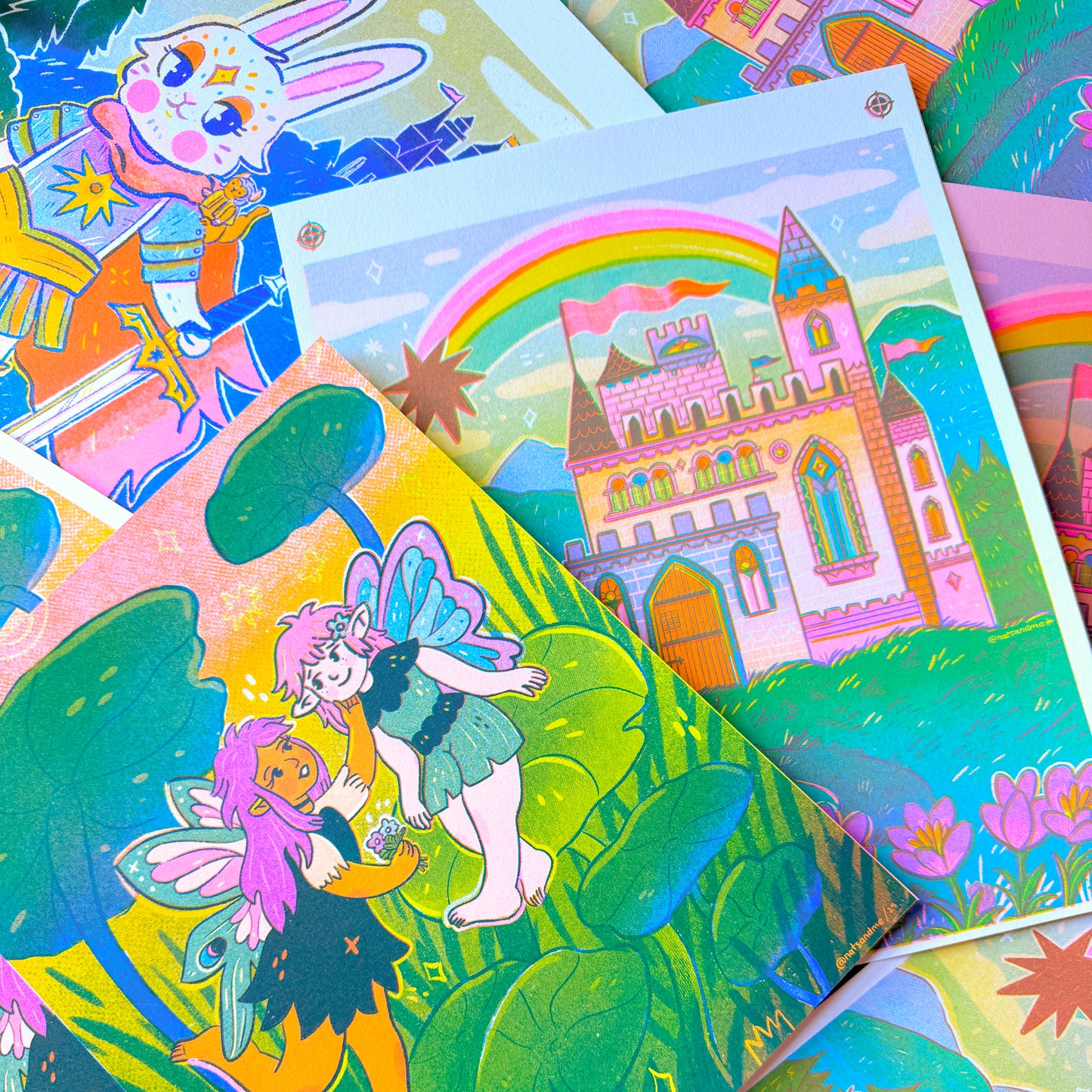 Pollypocket Castle Riso Print