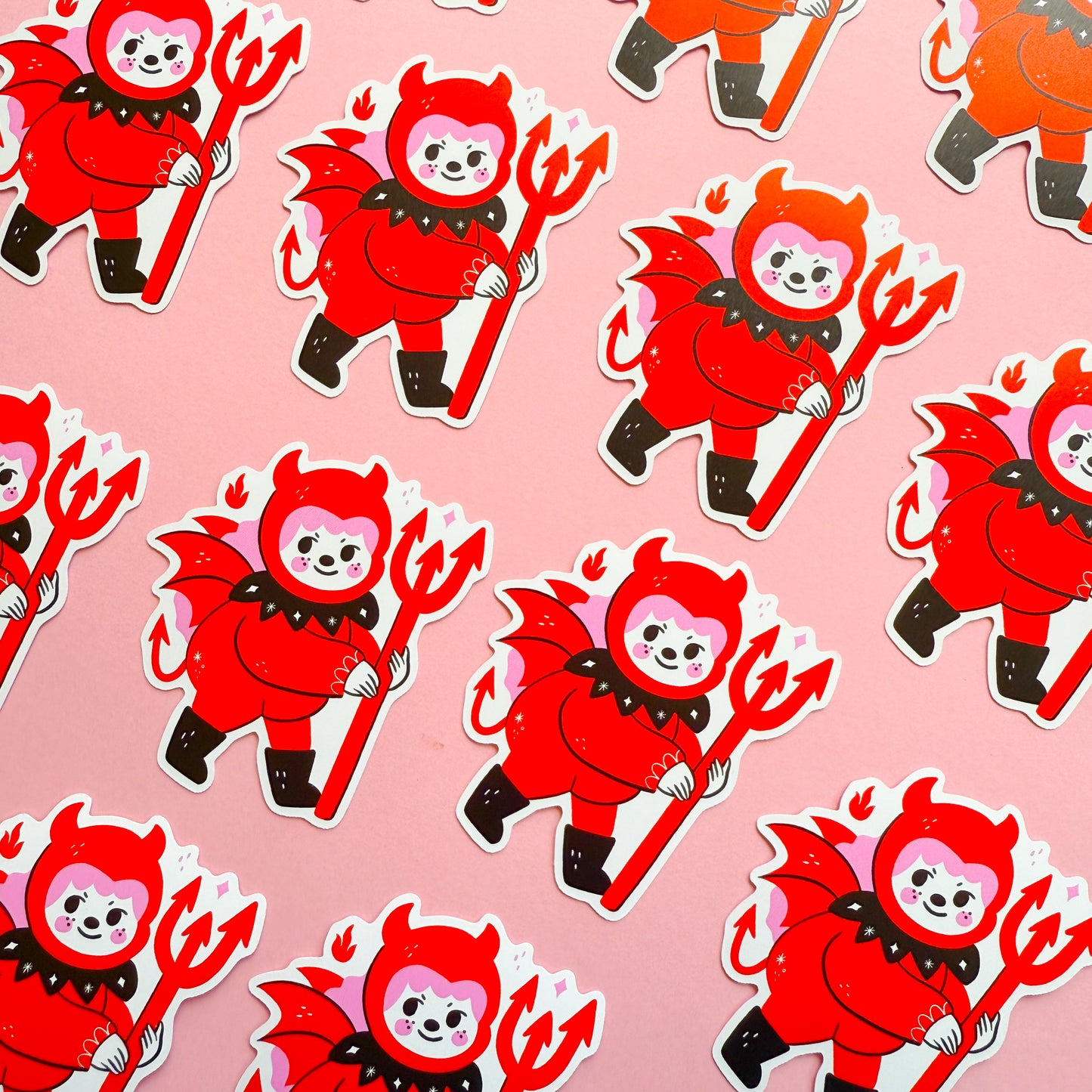 Diablita Mate Sticker