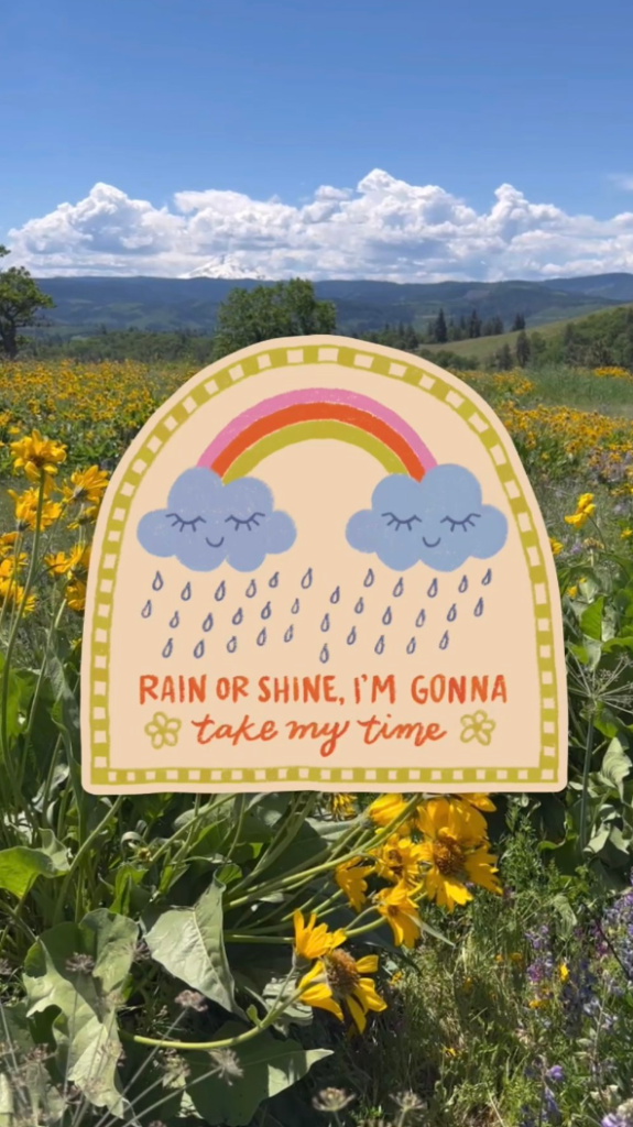 Take My Time stickers
