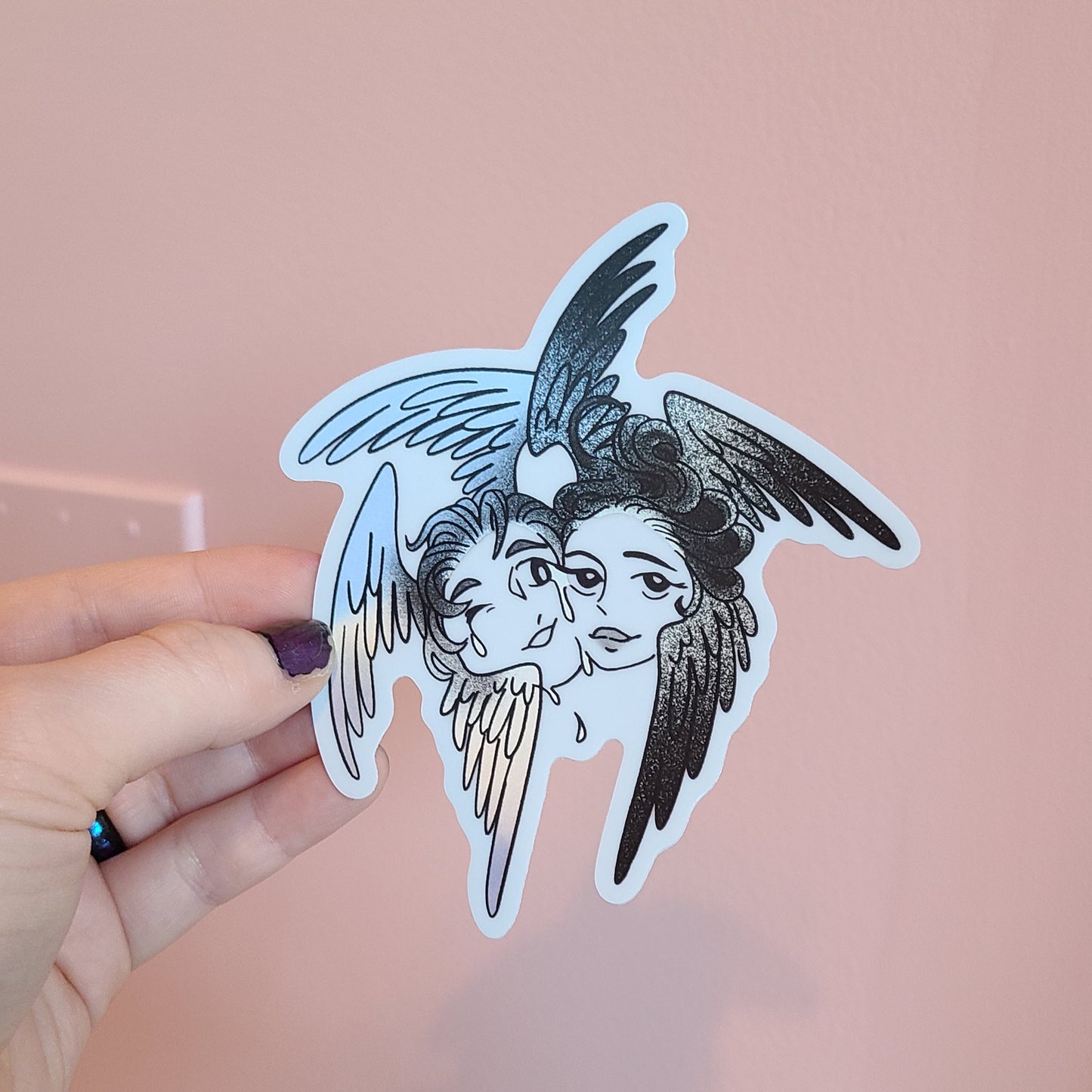 angel duo sticker