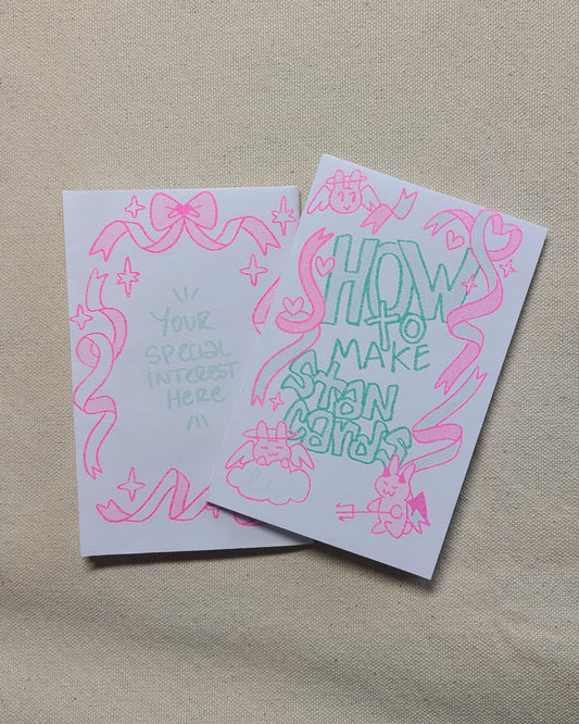 How to Make Stan Cards Zine