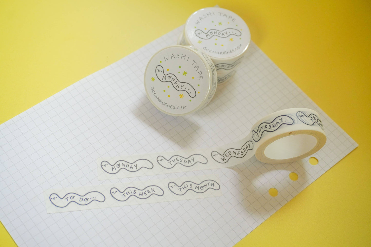Weekly Worms Washi Tape