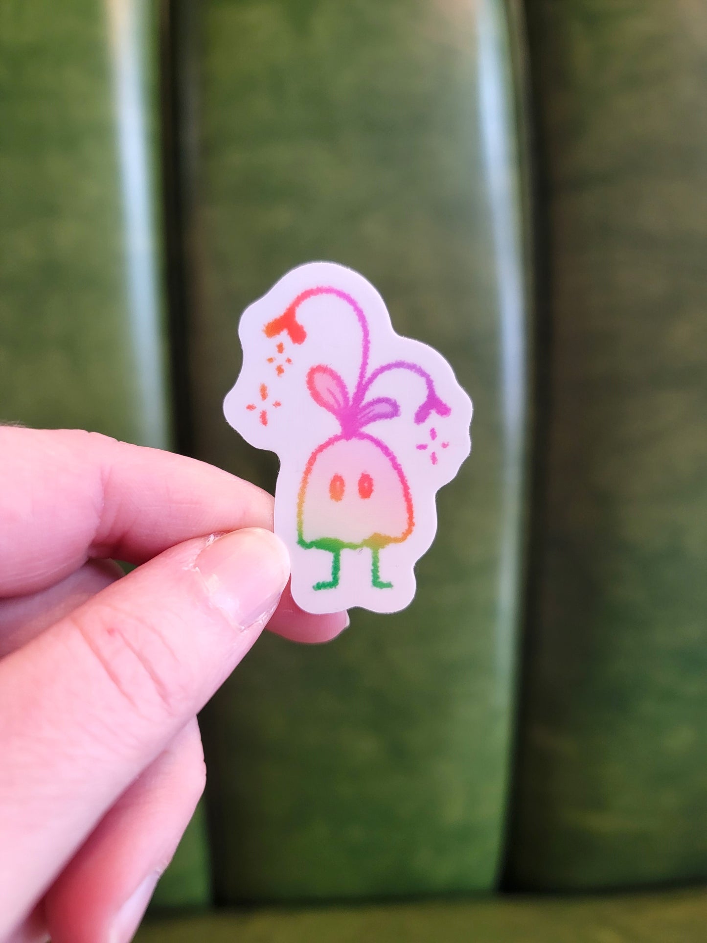 lil rainbow guy sticker