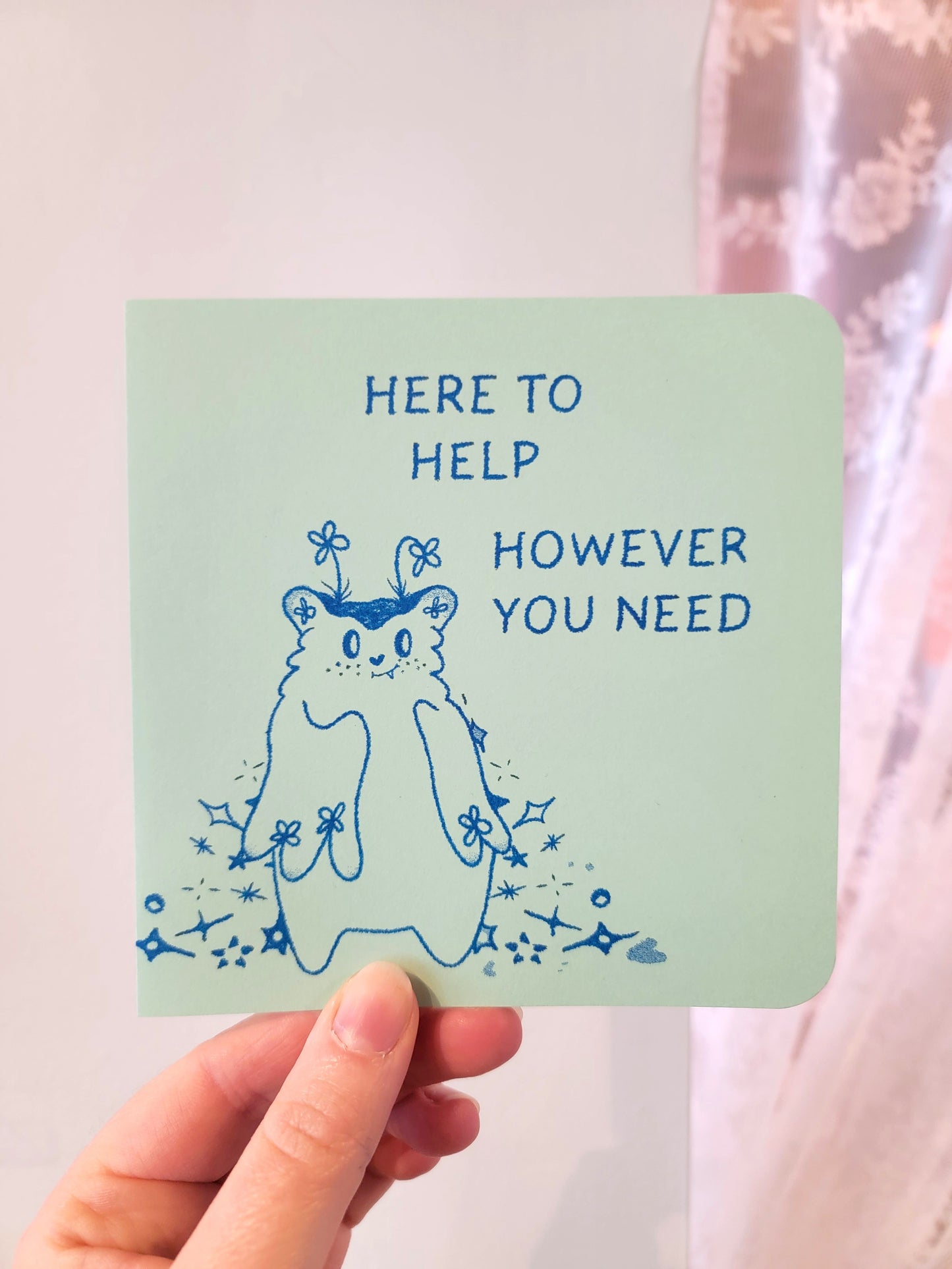 here to help however you need risograph card