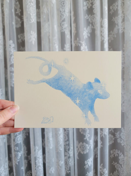 Starry Mouse Print