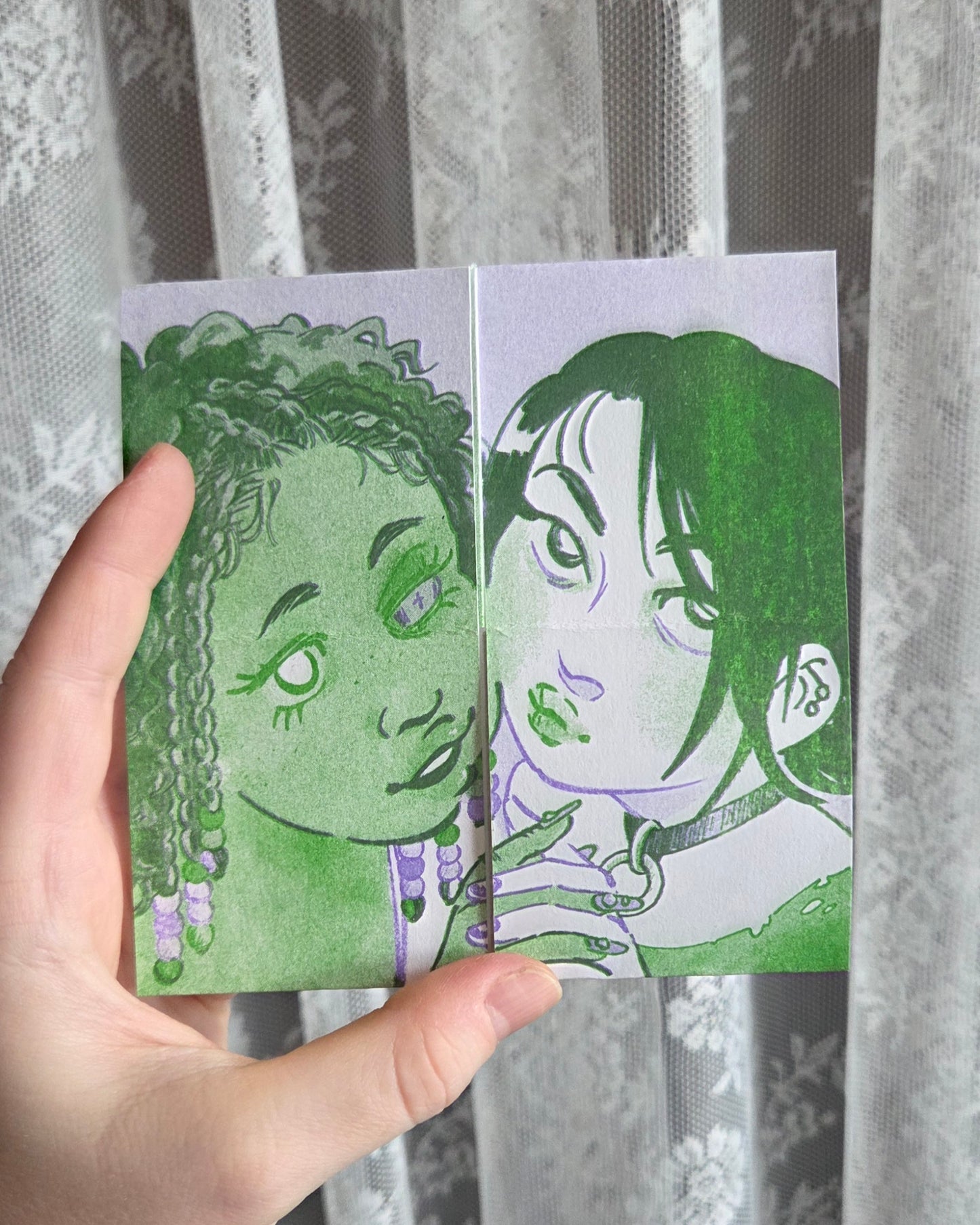 zomgirls fliporello zine