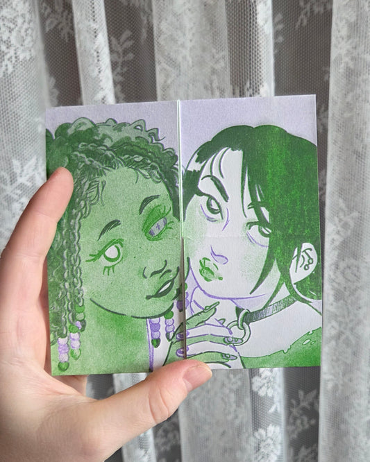 zomgirls fliporello zine