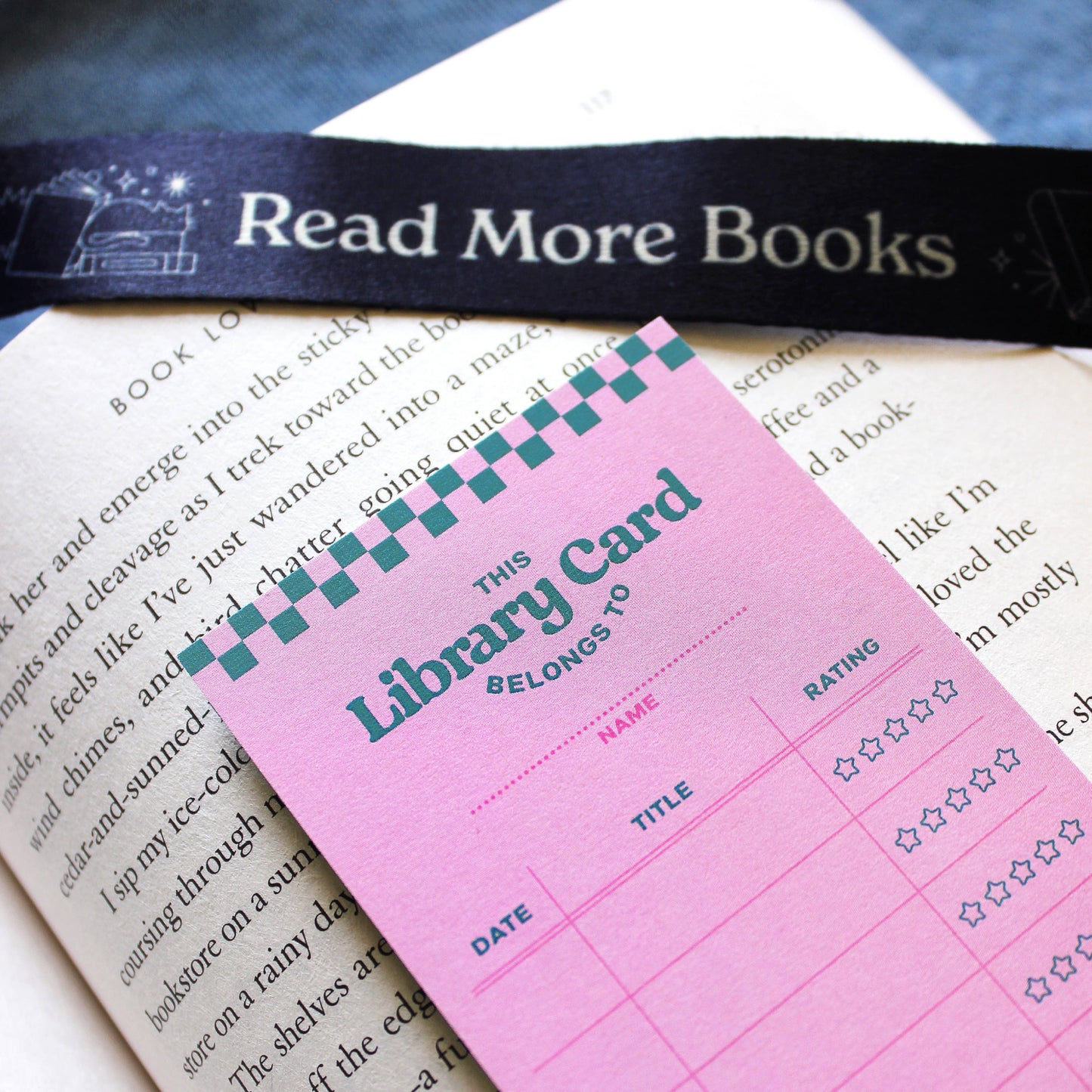 Pink Tracker Bookmark