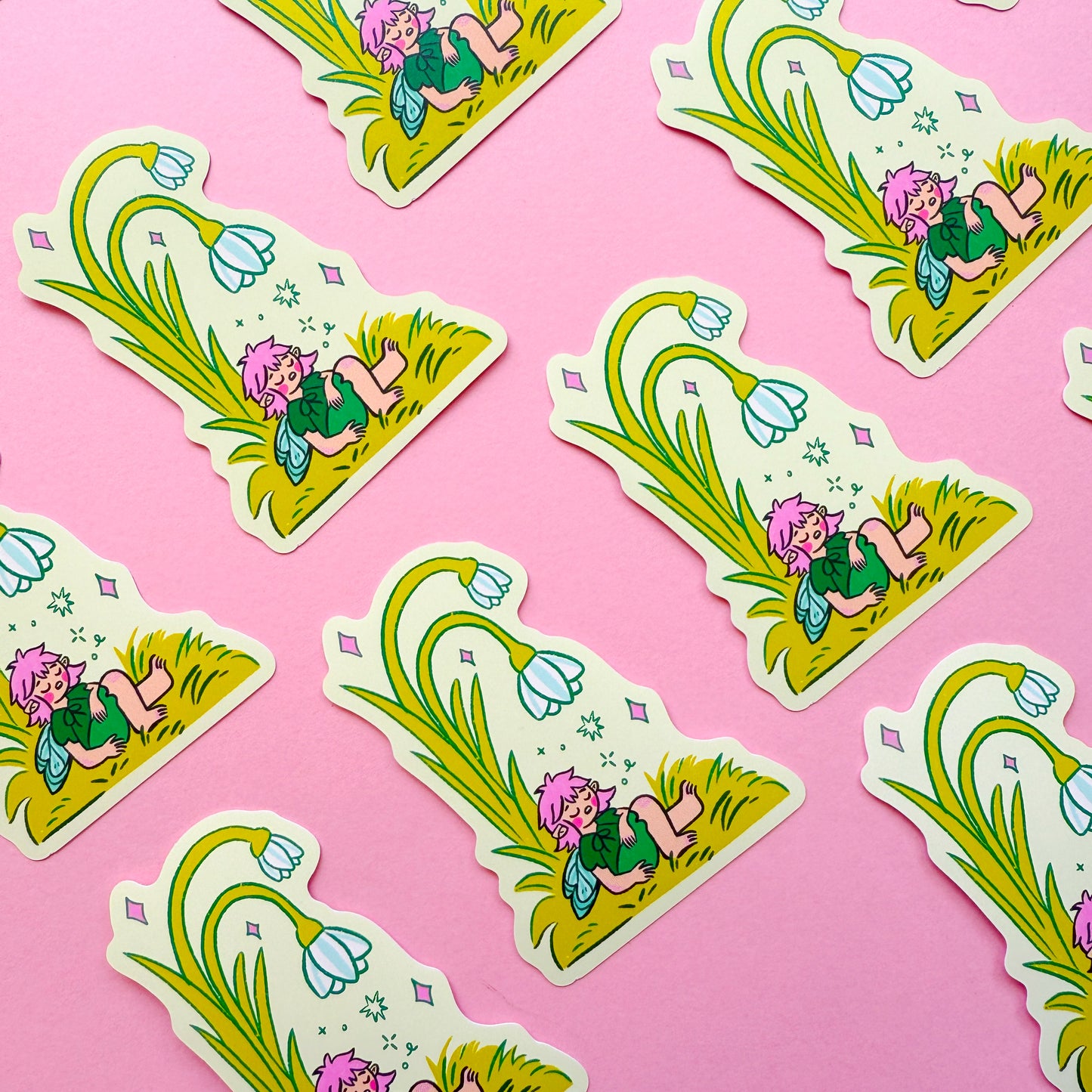 Sleepy Fairy ✷ Matte Sticker✷