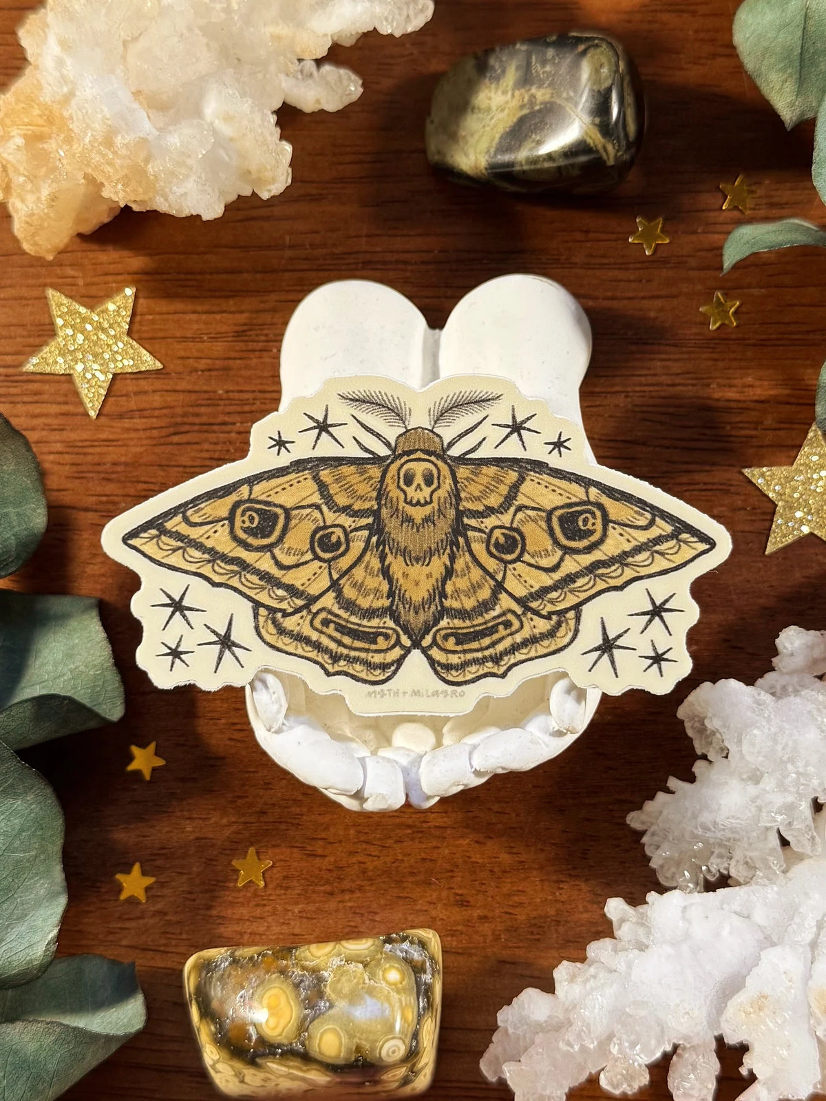 Moth Waterproof Vinyl Sticker
