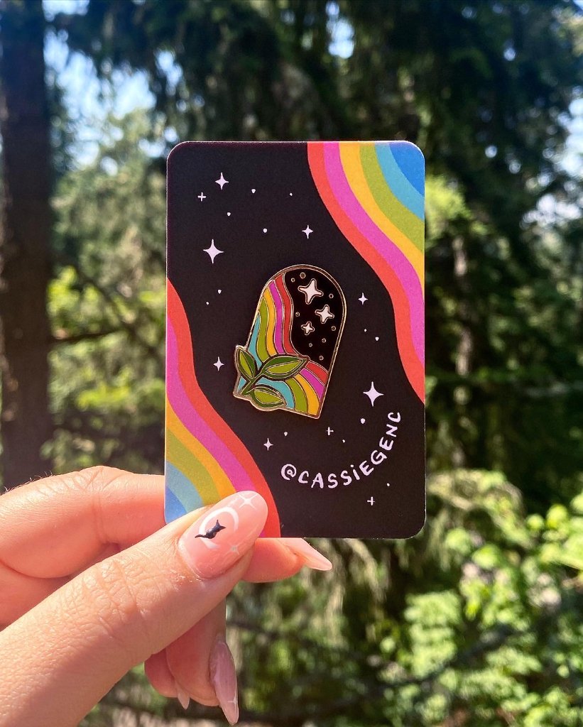 Portal Enamel Pin