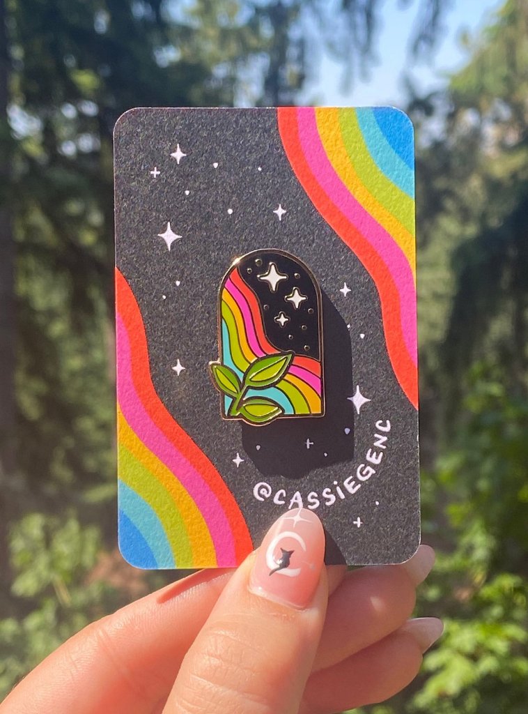 Portal Enamel Pin