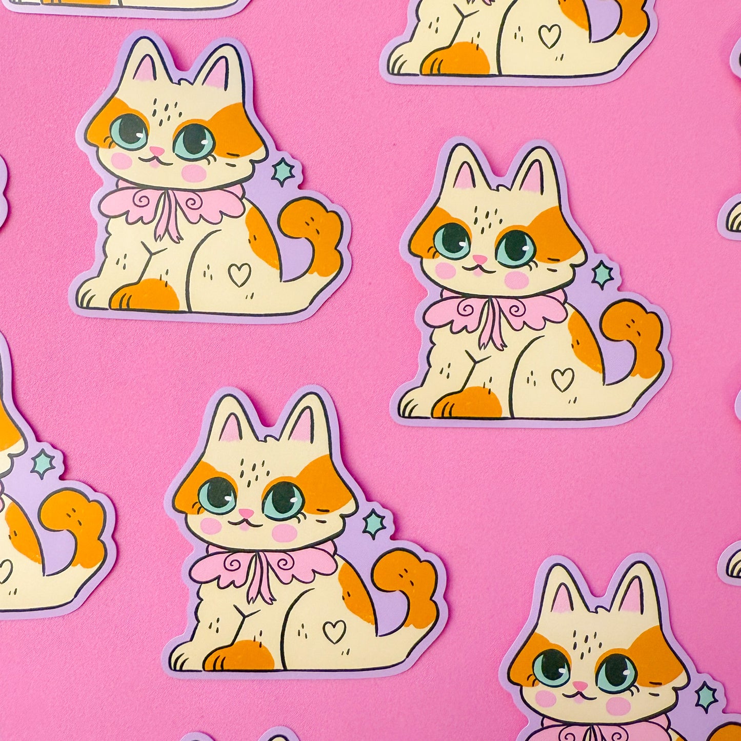 Angel Kitty Matte Sticker