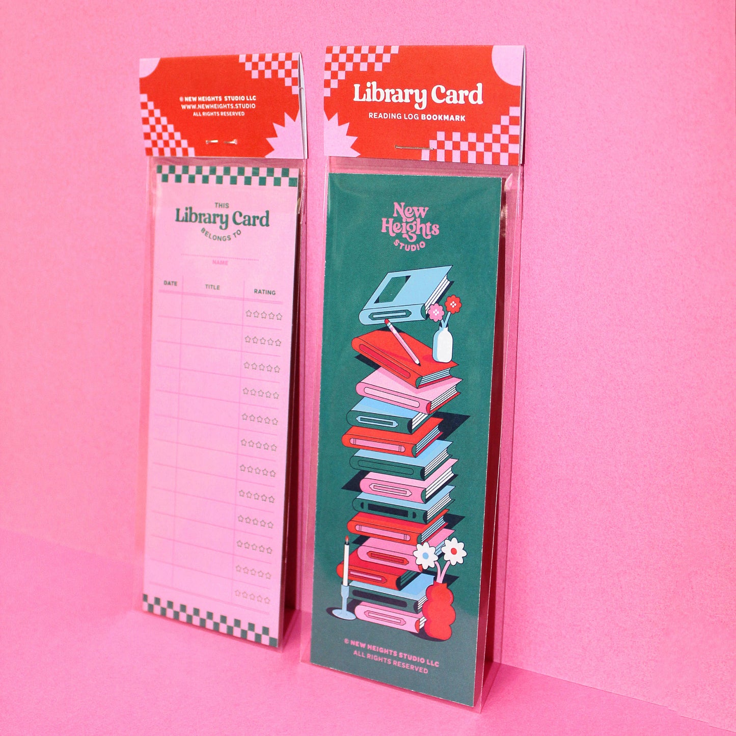 Pink Tracker Bookmark