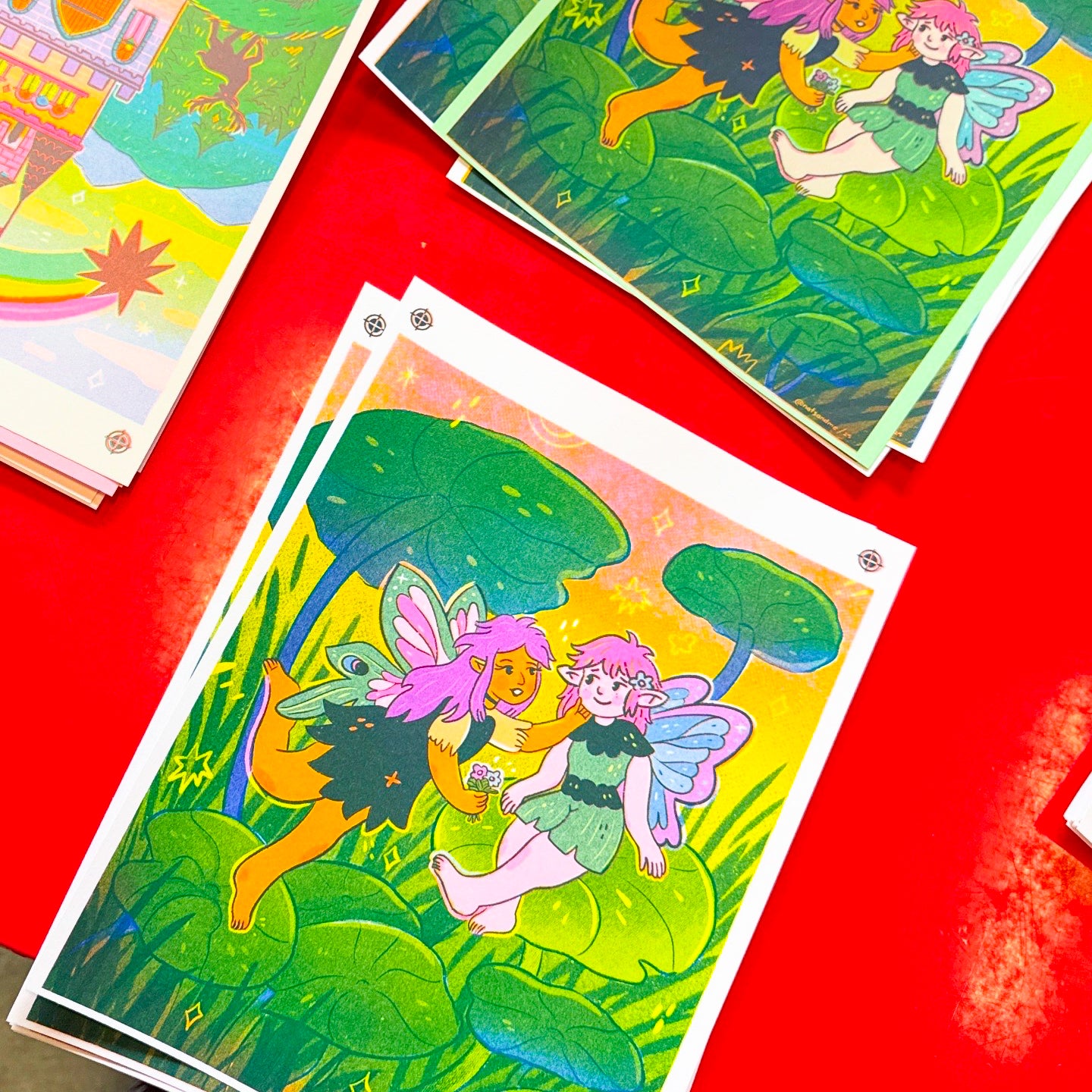 The Fairy Lovers Riso Print