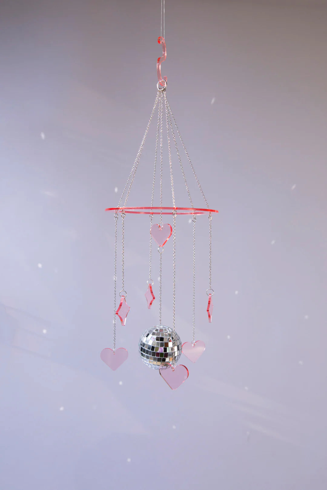 Mini Disco Mobile Hearts and Stars