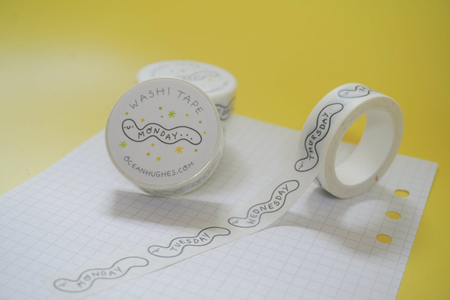 Weekly Worms Washi Tape