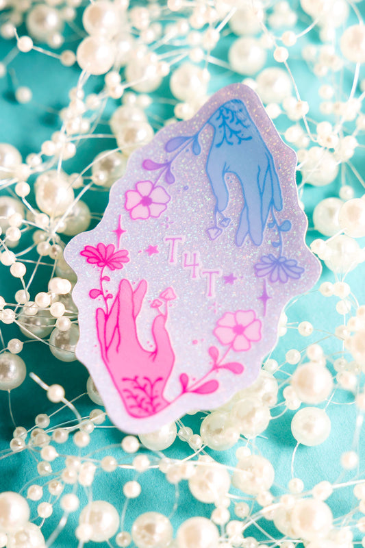 t4t magic shimmery sticker