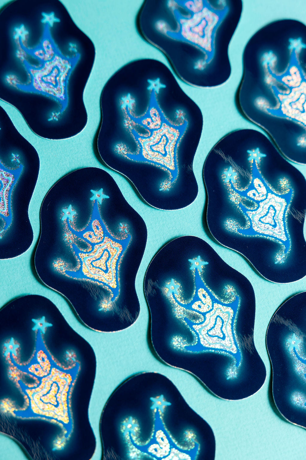 star child shimmery sticker