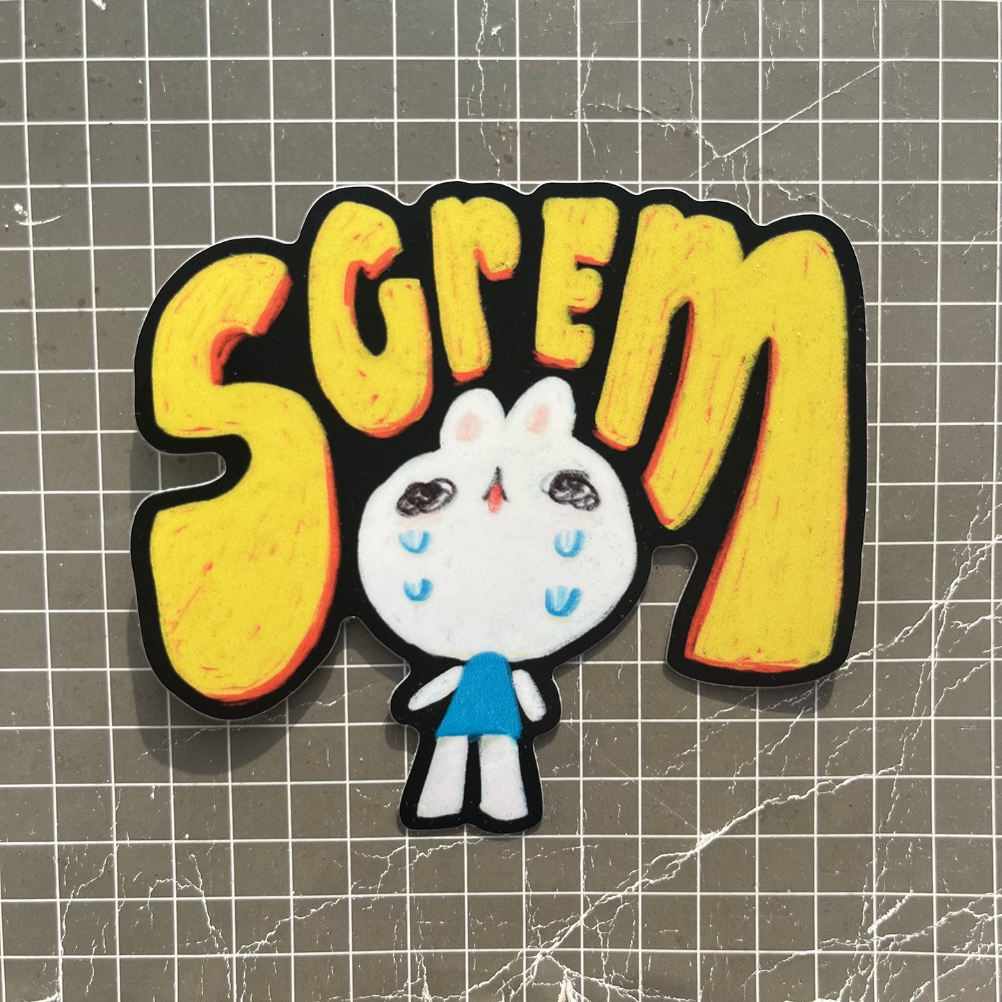 Screm sticker