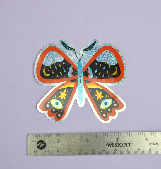 Celestial Sky Moth sticker