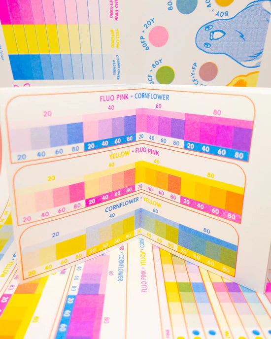 Mini Riso Swatch Zine