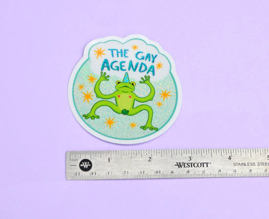 The Gay Agenda sticker