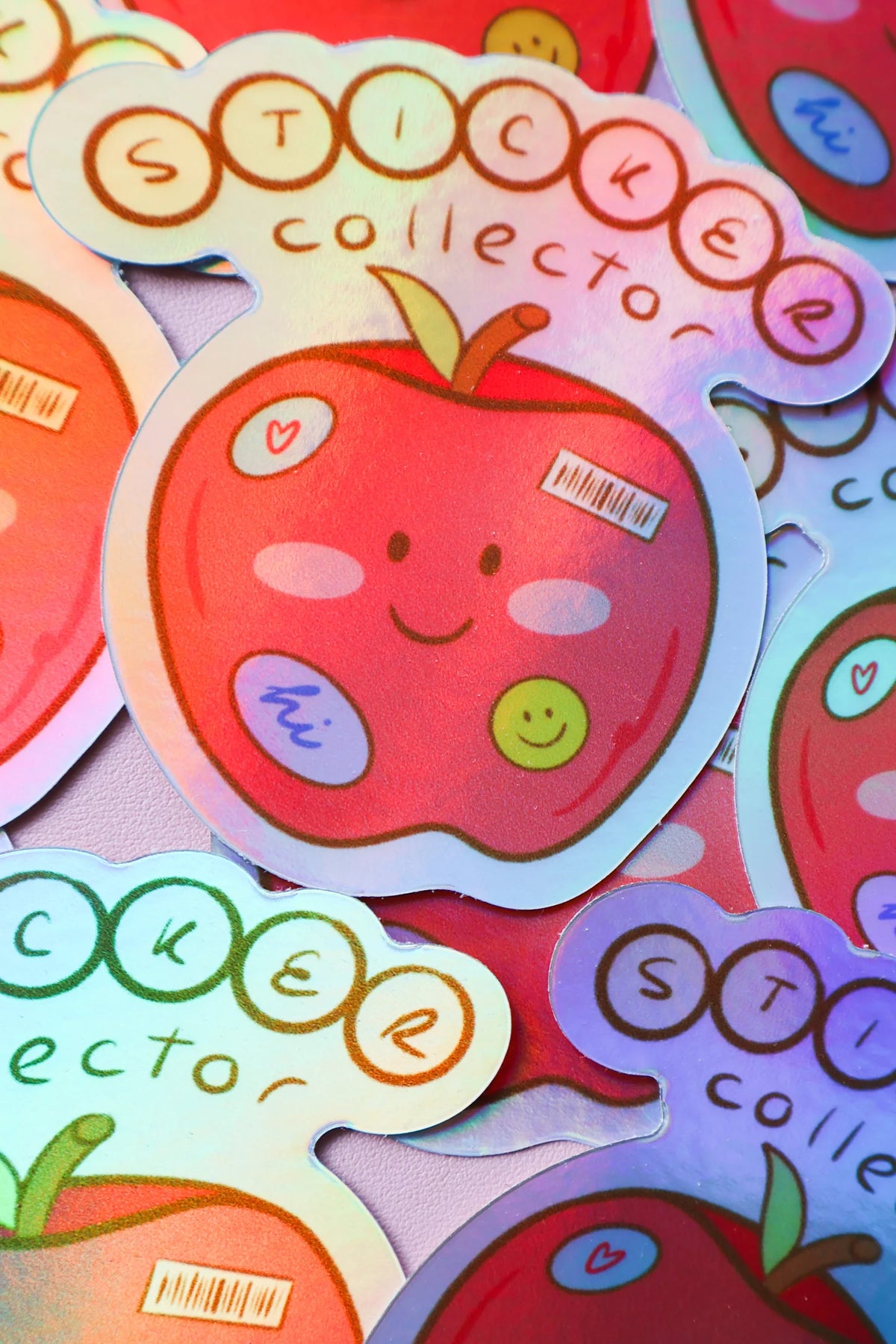 Sticker Collector Apple holographic sticker