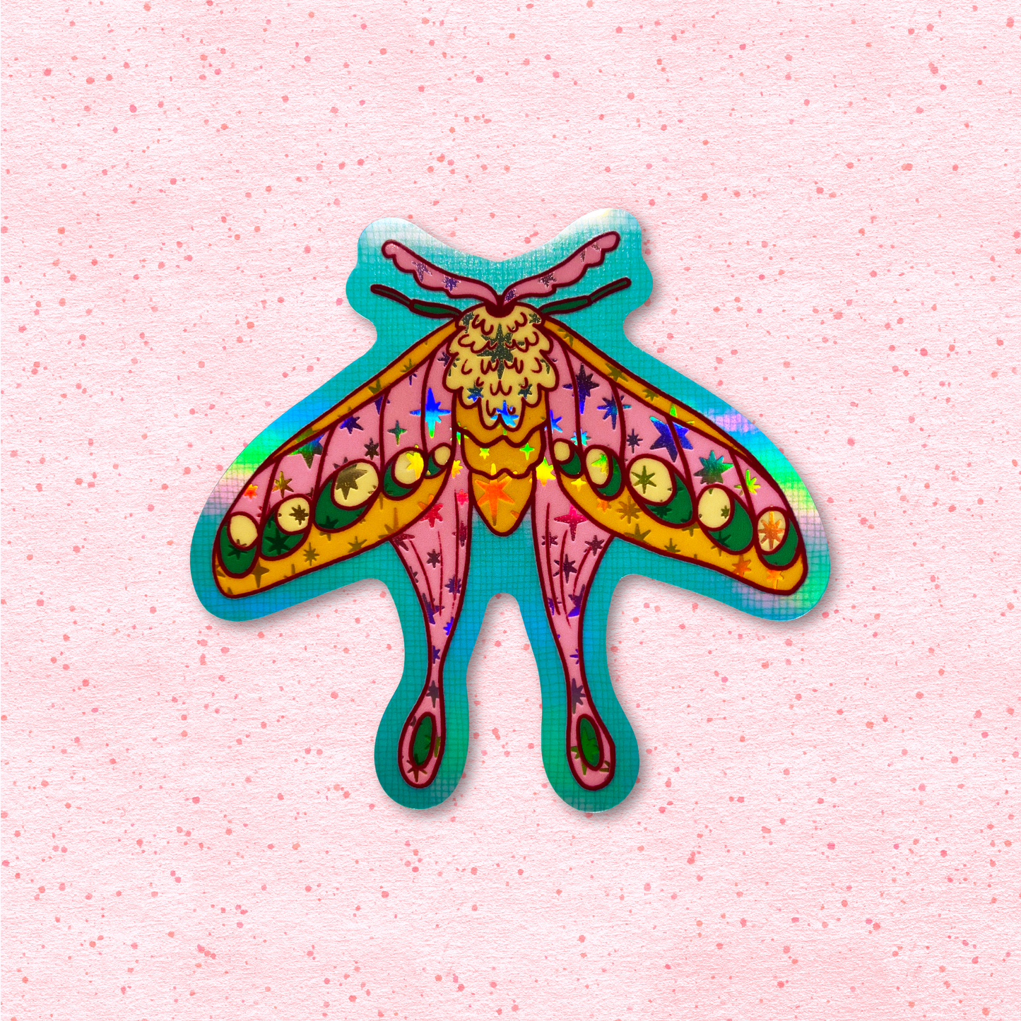 Starry Moth Sticker