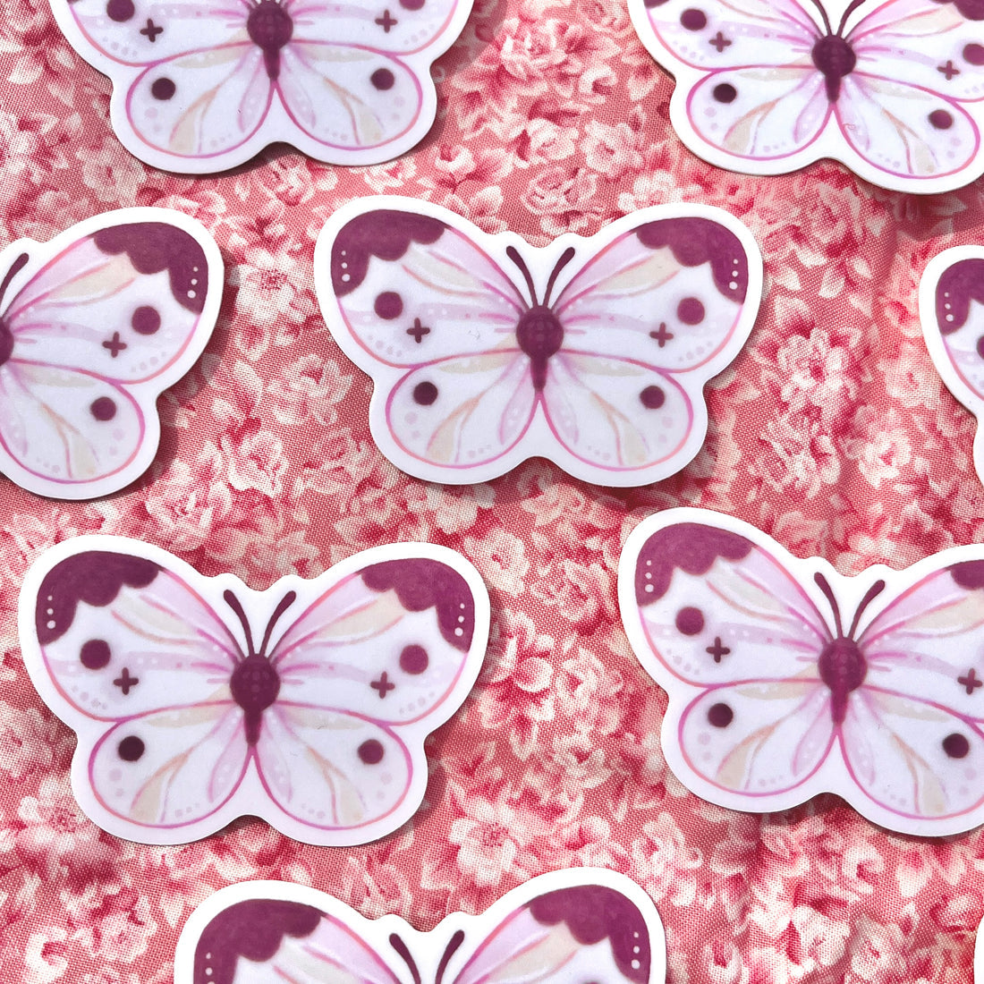 White Butterfly sticker