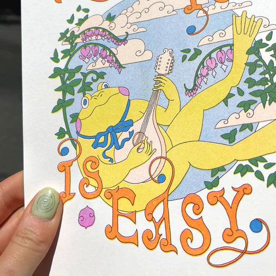 Loving You is Easy Riso Print