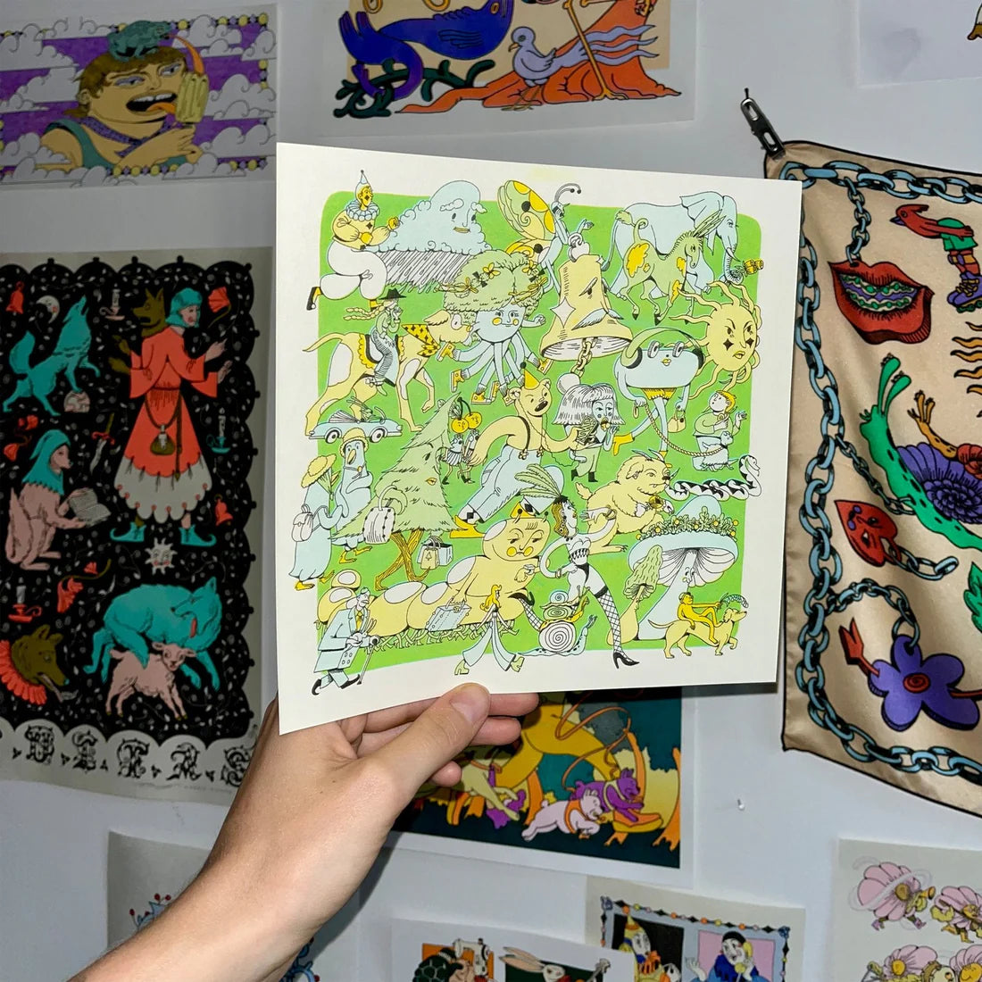 On Their Way Riso Print