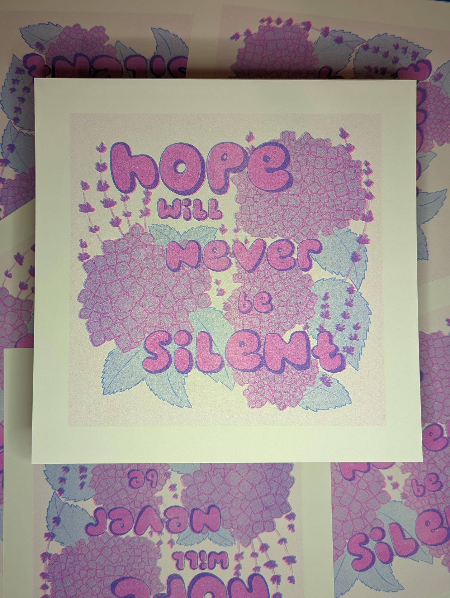 Hope will never be silent