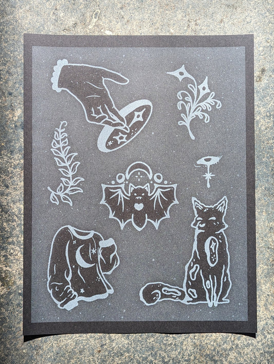 october tattoo riso flash