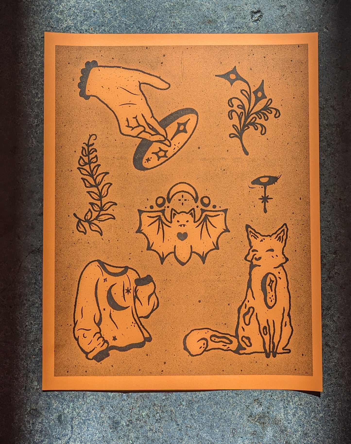 october tattoo riso flash