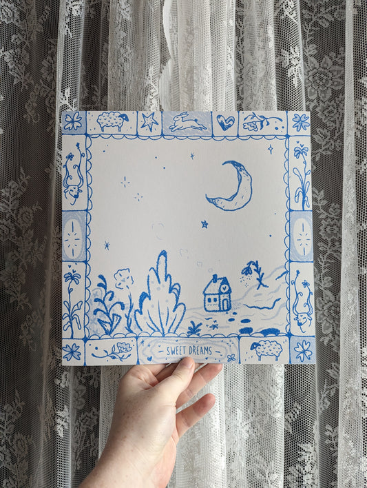 Sweet Dreams Riso Print