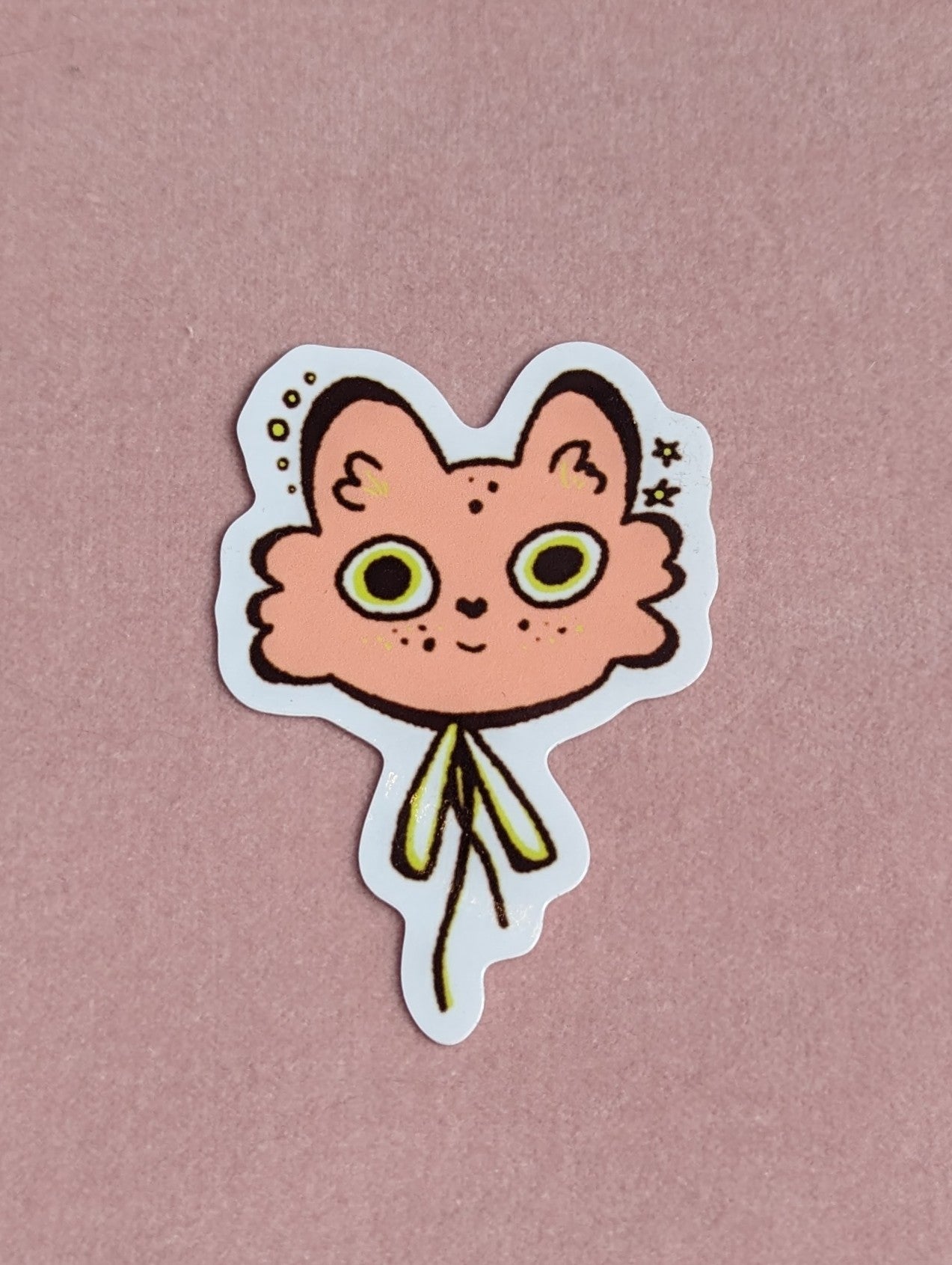 cutie cat sticker