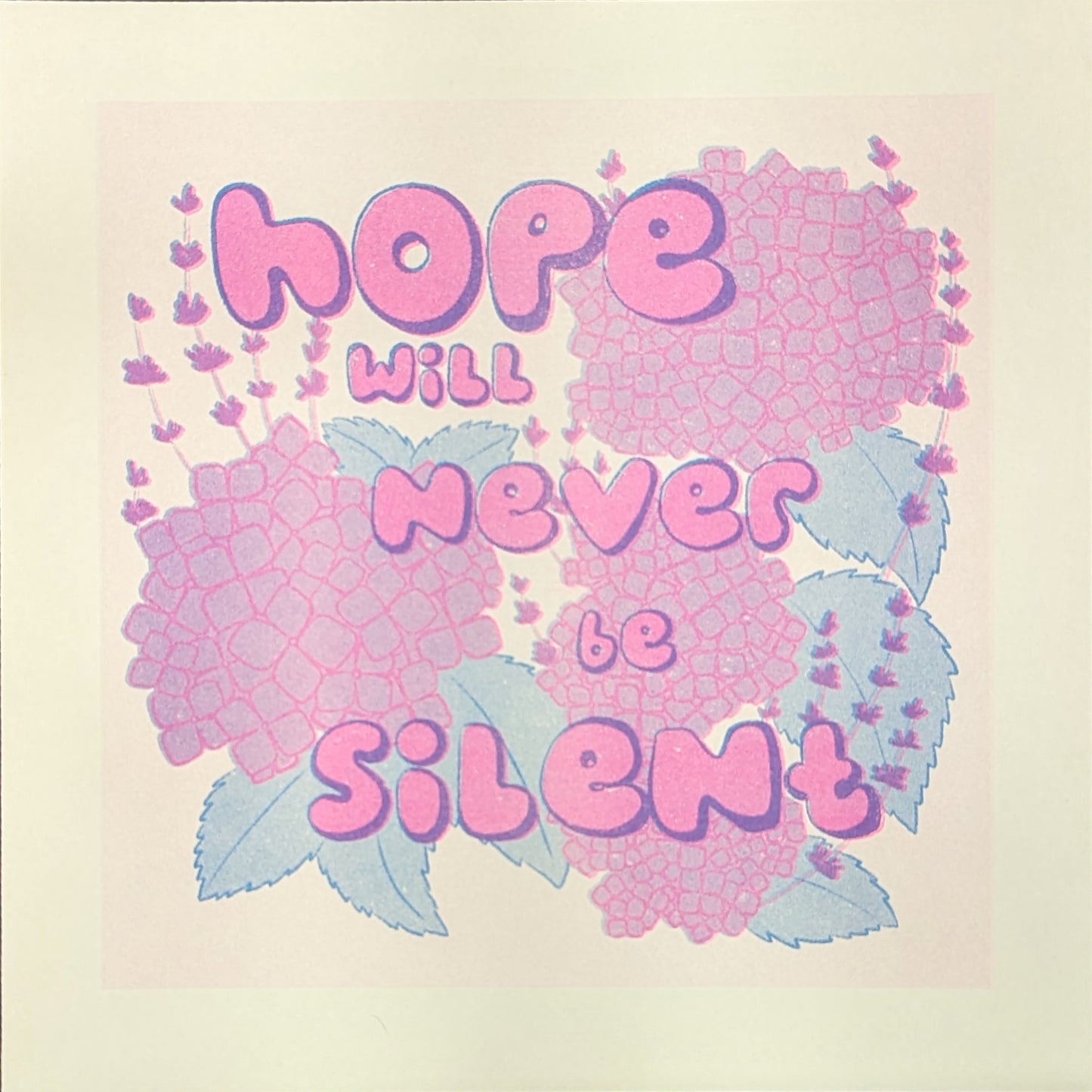 Hope will never be silent