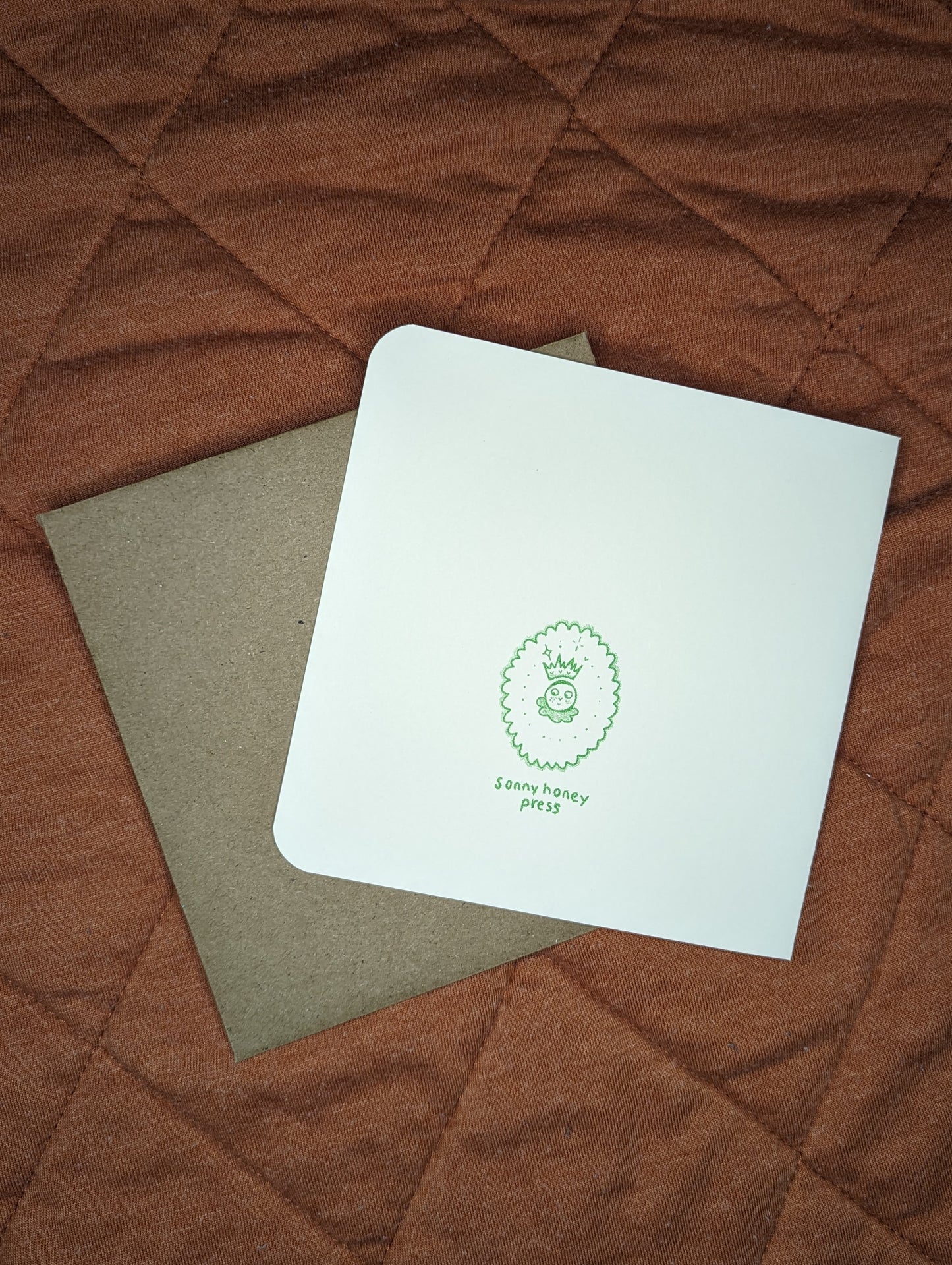 better luck soon risograph card