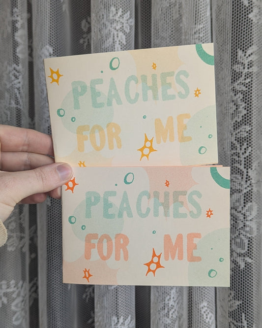 peaches for me zine
