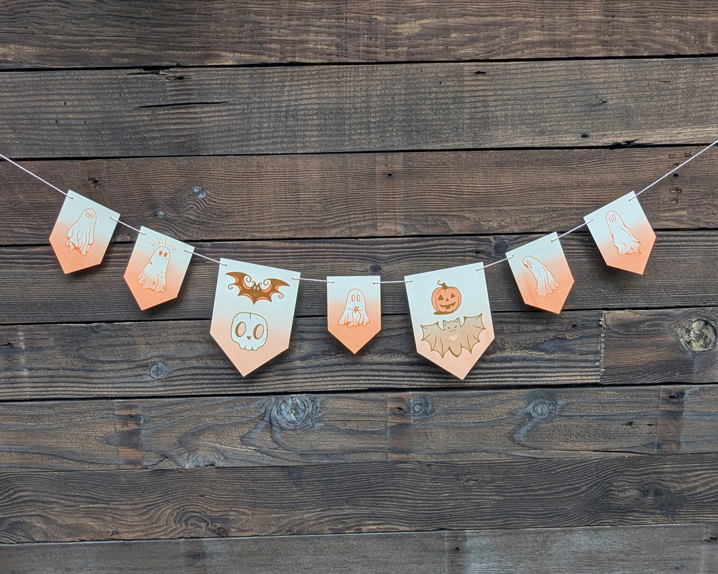 Haunted Risograph Garland