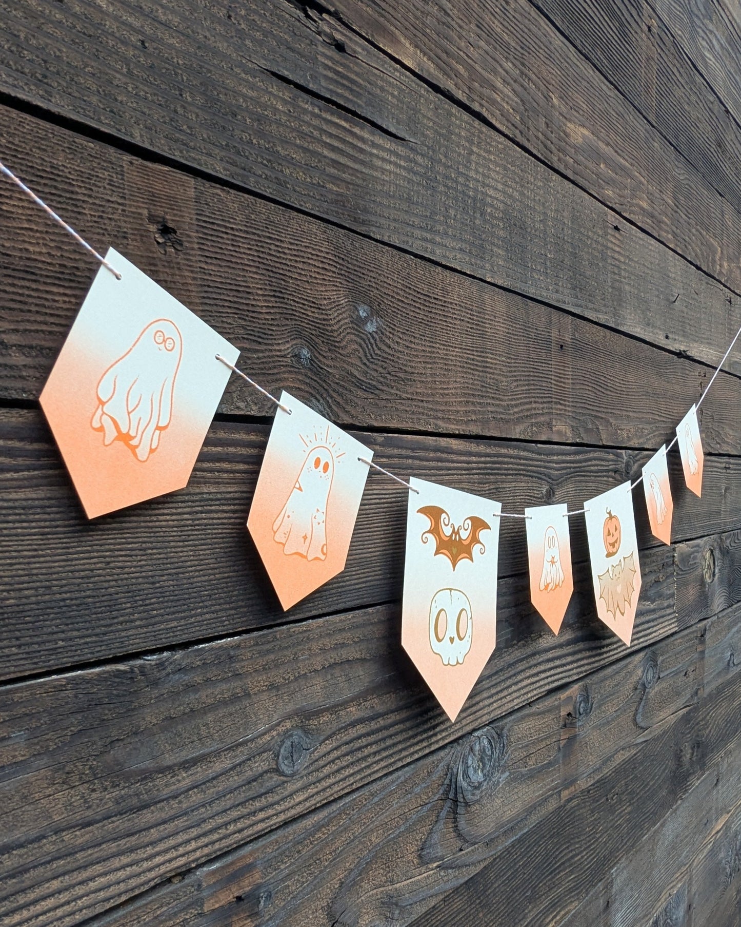 Haunted Risograph Garland