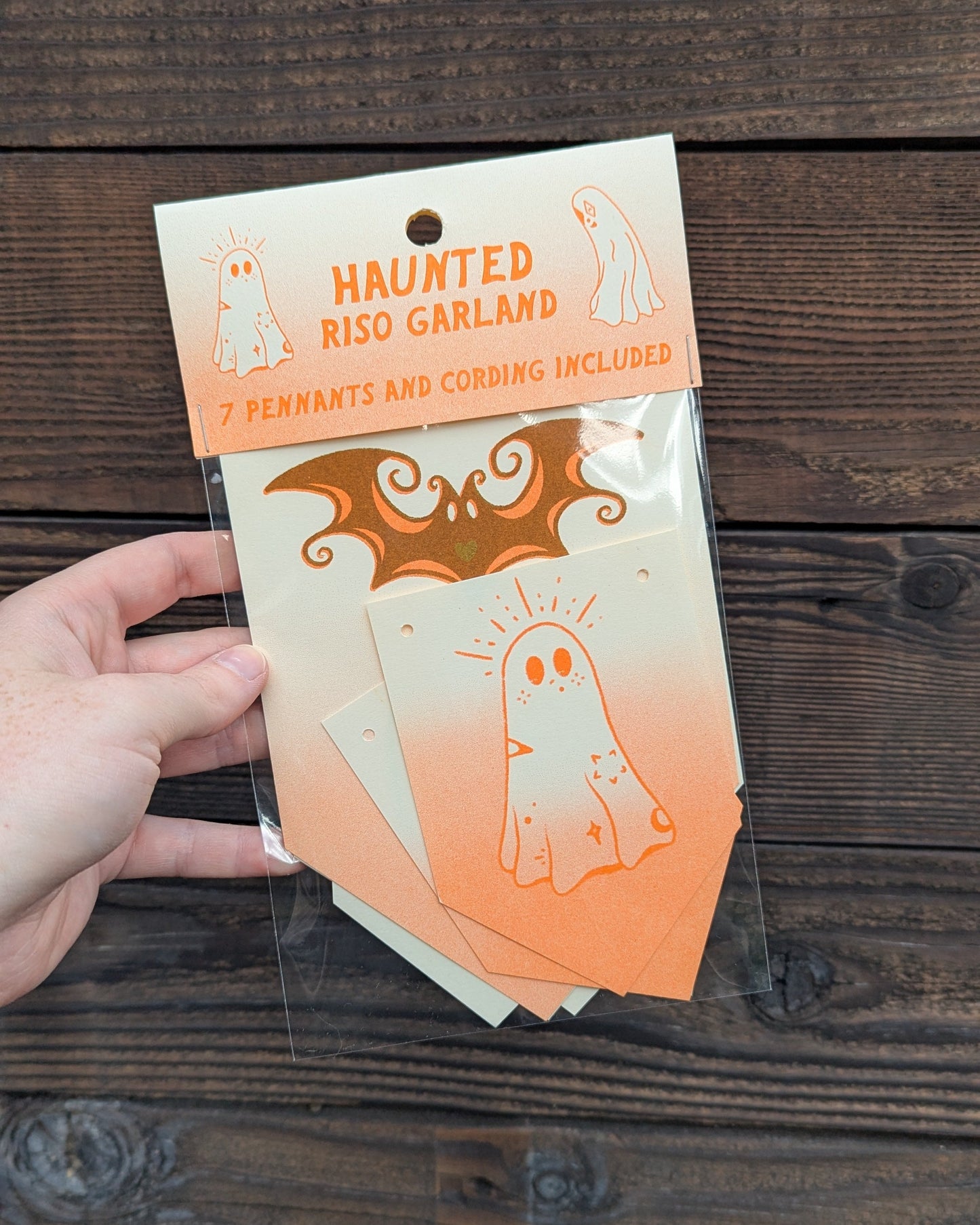 Haunted Risograph Garland