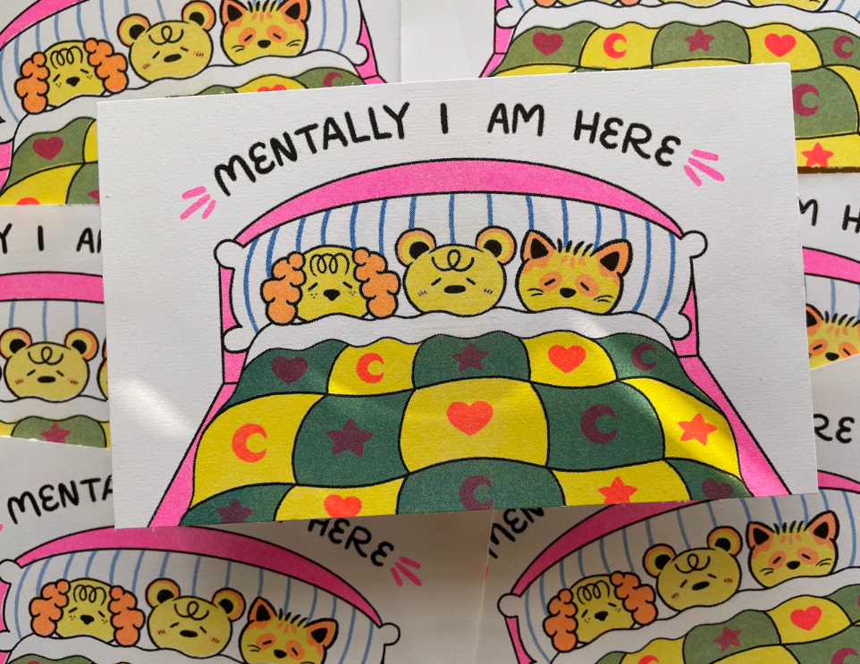 Mentally I'm here