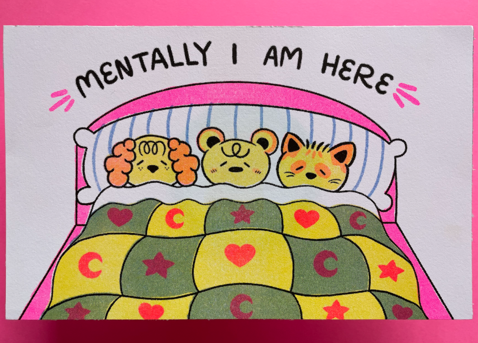 Mentally I'm here