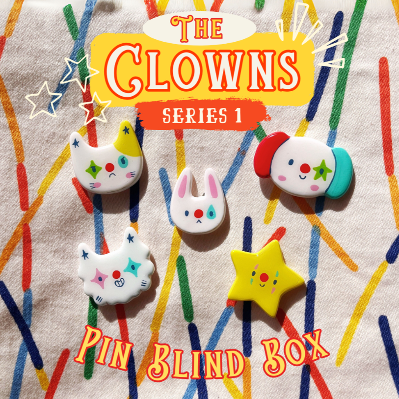 The Creatures: Clown Series Blind Box Pin