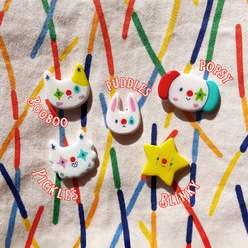 The Creatures: Clown Series Blind Box Pin